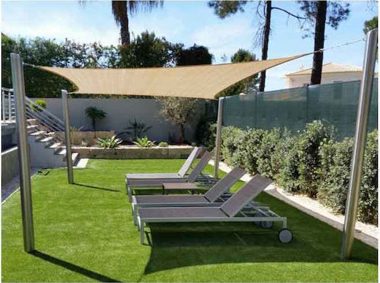 Nesling Platz Sonnensegel Ecru 4x4m 285gr/m²