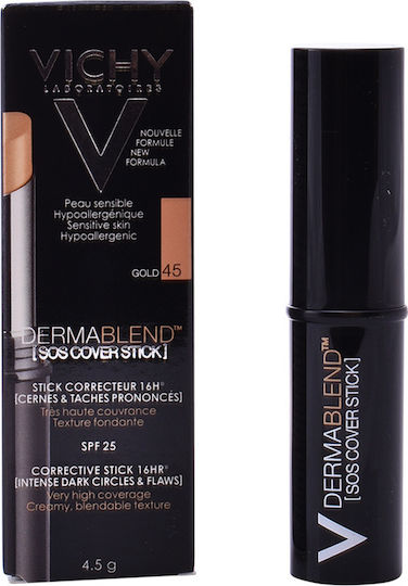 Vichy Dermablend SOS Cover Stick 45 Gold SPF25 4.5gr