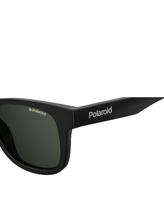 Polaroid Квадратни Детски Слънчеви Очила с Поляризирани Лещи Черни