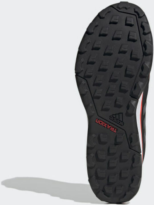 Terrex Agravic GTX Sport Shoes Trail Running Waterproof with Gore-Tex Membrane Core Black / Grey Four / Solar Red