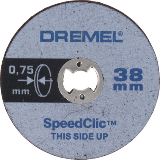 Dremel Precision EZ SpeedClic SC409 Cutting Disc Metal Hole Diameter 38mm 5pcs