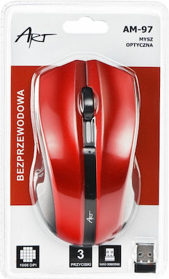 Art AM-97 Wireless Mouse Red