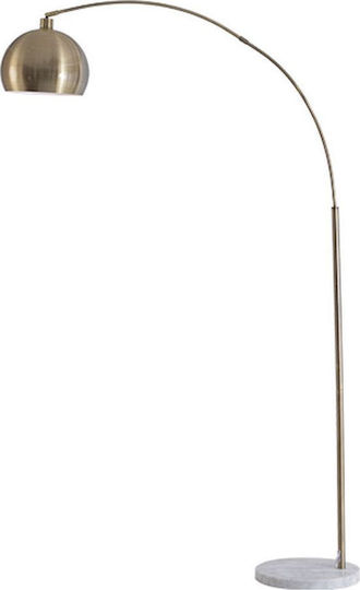 Aca Matilda Floor Lamp H193xW35cm with Lamp Bulb Base for E27 Satin Bronze