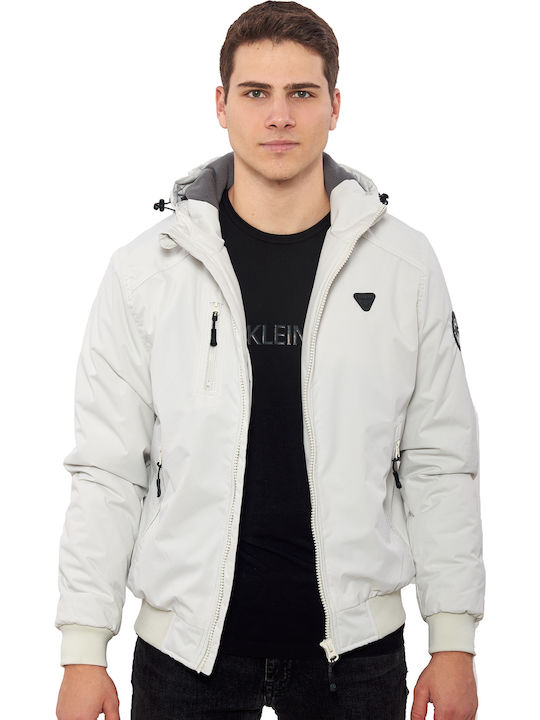 ATLAS - MEN'S BOMBER JACKET BEIGE