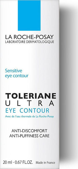 La Roche Posay Toleriane Ultra Околоочен Крем за Хидратация и Торбички 20ml