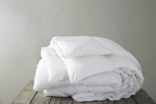 Nima Пухено Единично с Пълнеж Microfiber 160x220бр Balance Бял 470 г/м²Gsm 9.5 togs Togs