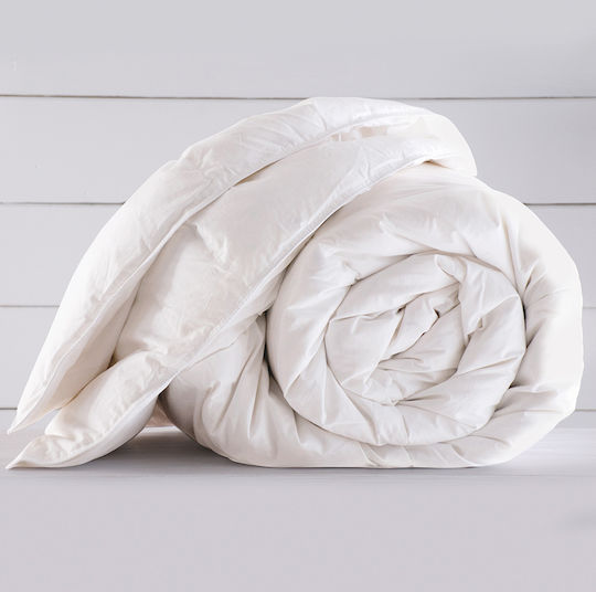 Rythmos Duvet Single Down 160x240cm Basics 50/50 White 290 GSMGsm 11.5 togs Togs