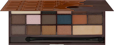 Revolution Beauty I Heart Chocolate Eye Shadow Palette in Solid Form Salted Caramel 22gr