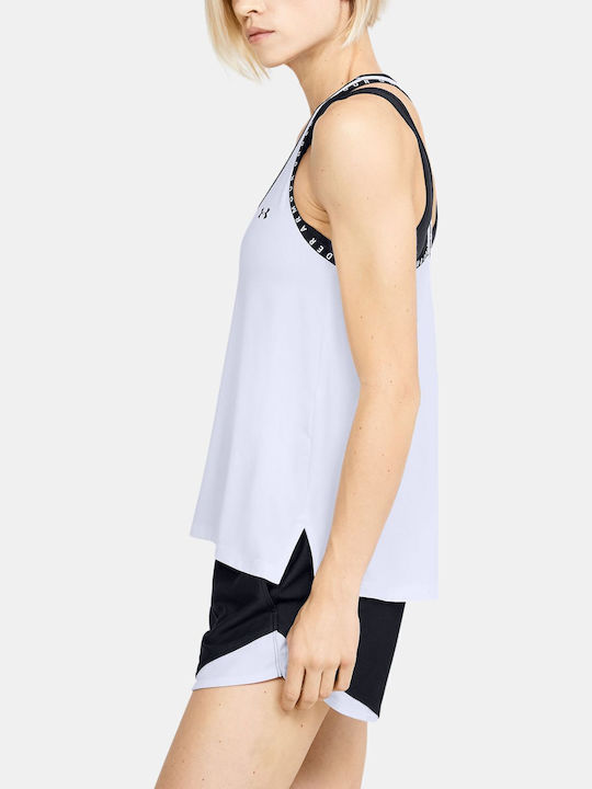 Knockout Women's Blouse Sleeveless White