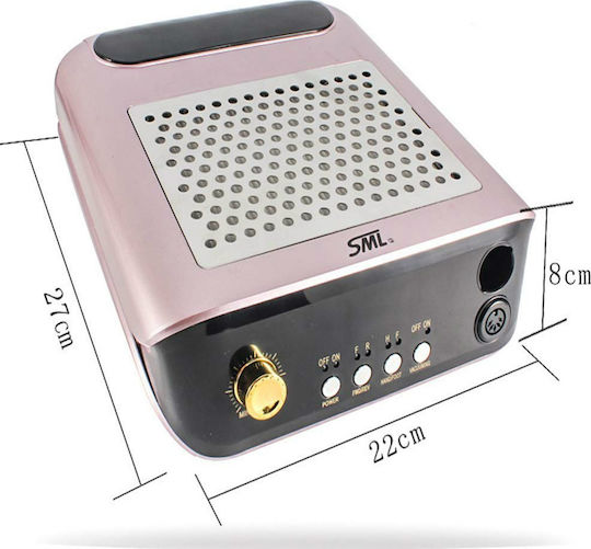 SML M2 Τροχός Νυχιών Ρεύματος 40W Ροζ με 25000 Στροφές ανά Λεπτό