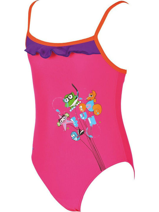 Arena Costum de baie pentru copii Întreg Fuchsia