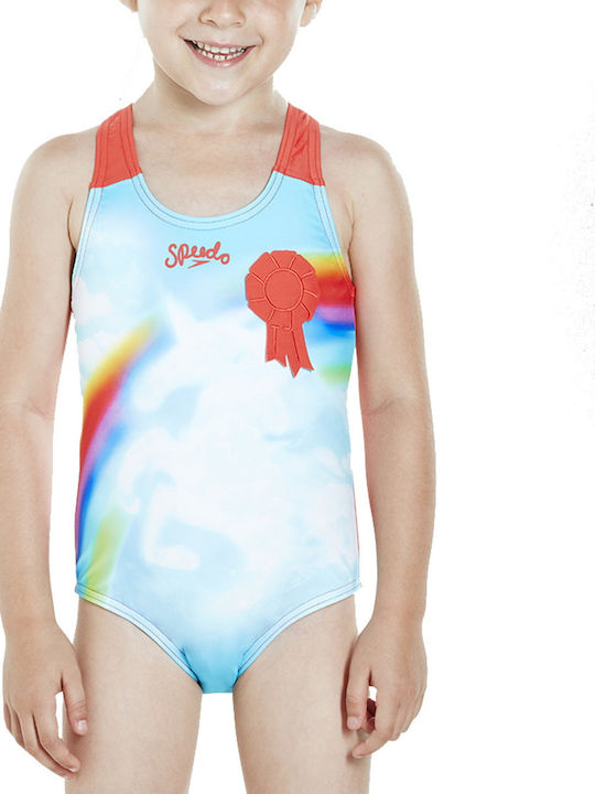 Speedo Costum de baie pentru copii O singură bucată Albastru deschis