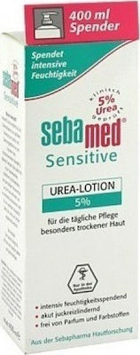 Sebamed Urea Body Lotion 5% Pump Feuchtigkeitsspendende Lotion Regeneration mit Harnstoff für trockene Haut 400ml