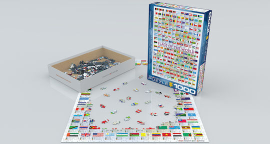 Flags of the World Maps Collection Puzzle 2D 1000pcs