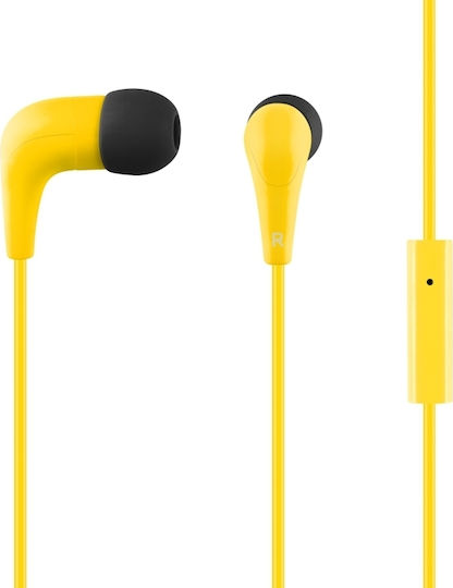 Acme Groovy HE15 In-ear Handsfree με Βύσμα 3.5mm Κίτρινο
