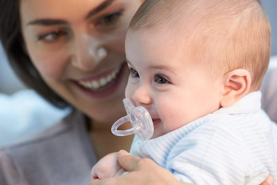 Chicco Physio Soft Πιπίλα Σιλικόνης Διάφανη για 0+ μηνών