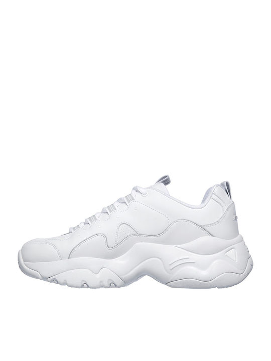 Skechers D'Lites 3.0 Chunky Sneakers White