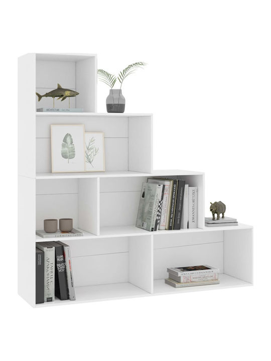 Bibliothek Weiß 155x24x160cm
