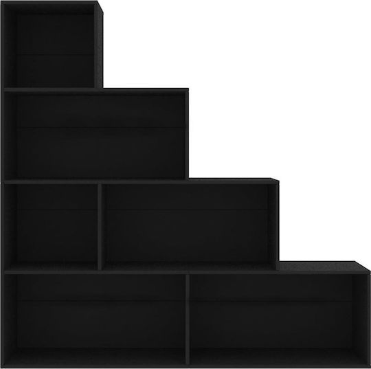 Bibliothek Schwarz 155x24x160cm