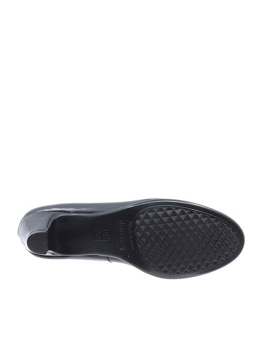 Red Hot Leder Pumps Schwarz