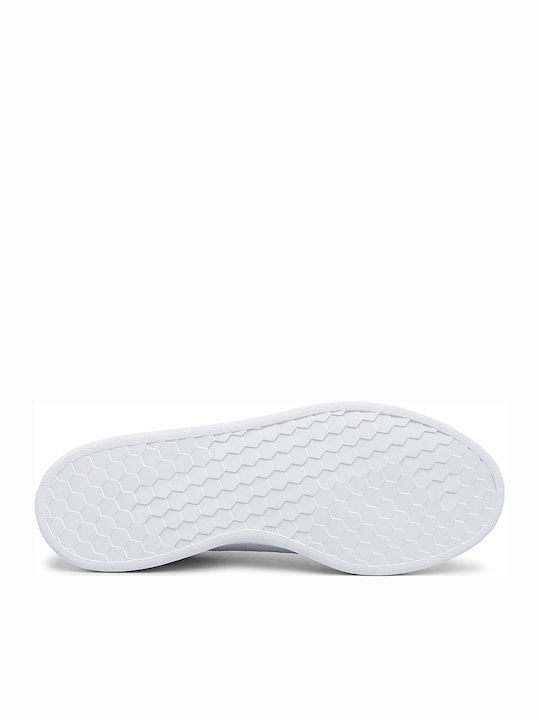 Grand Court Base Adidași Pentru Bărbați Alb Nor / Negru Core / Albastru Închis