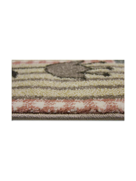 Tzikas Carpets 21902-755 Kinder Teppich Rosa 133x190cm Dicke 13mm