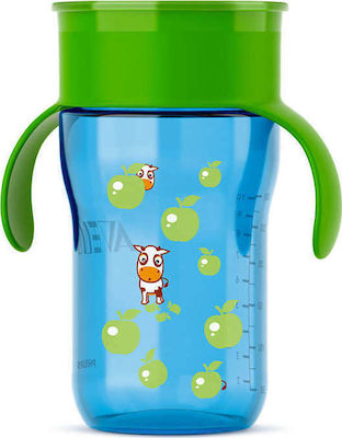 Philips Grown Up Toddler Plastic Cup 340ml for 12m+ Blue /Μπλε/Σχέδια