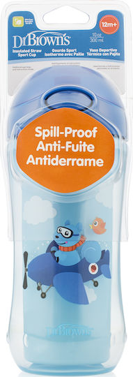 Dr. Brown's Baby Cup made of Plastic Blue 300ml for 12m+m+