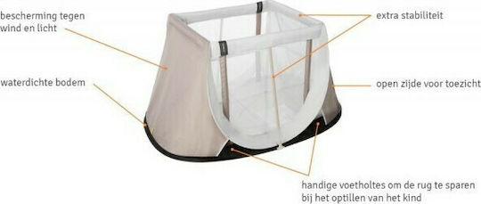 Aeromoov Aeromoov: Instant Travel Cot Laufstall 2 Ebenen mit Matratze Beige 130x92cm