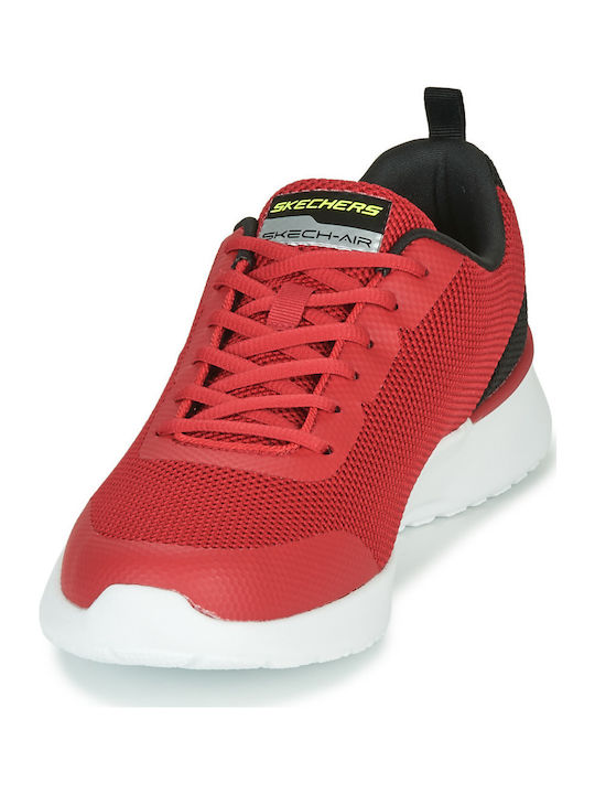 Skech Air Dynamight Herren Sportschuhe Laufen Rot