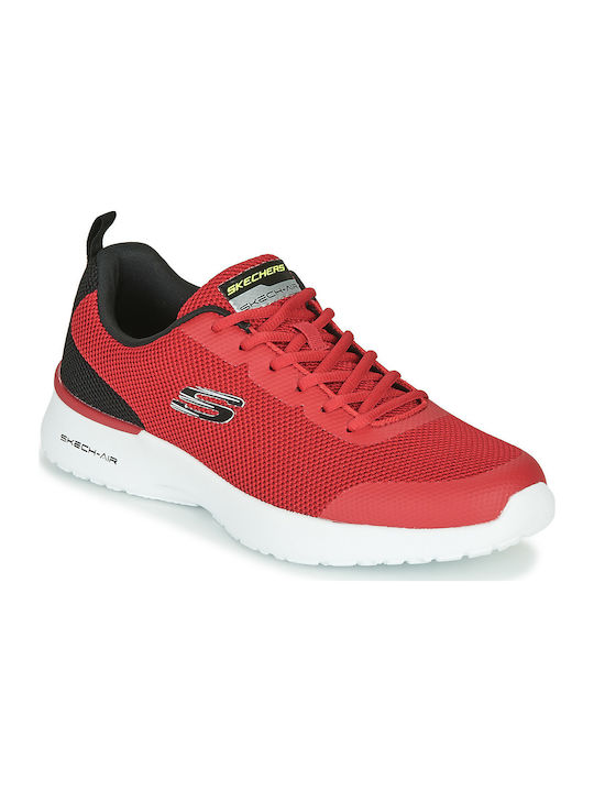Skech Air Dynamight Herren Sportschuhe Laufen Rot