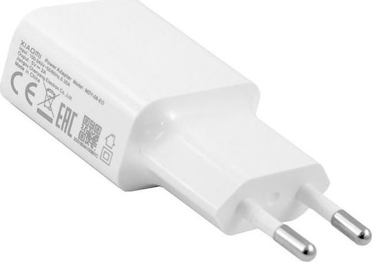 Xiaomi Φορτιστής Χωρίς Καλώδιο με Θύρα USB-A 10W Quick Charge 3.0 Λευκός (MDY-08-EO)
