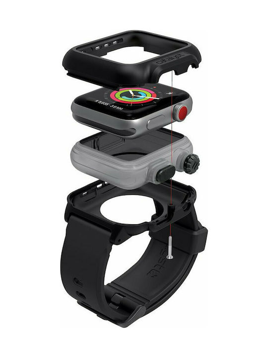 Catalyst Waterproof Carcasă de Plastic Stealth Black pentru Apple Watch 44mm