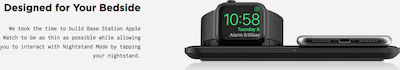 Nomad Base Station Wireless Charger Μαύρο (Apple Watch/iPhone)