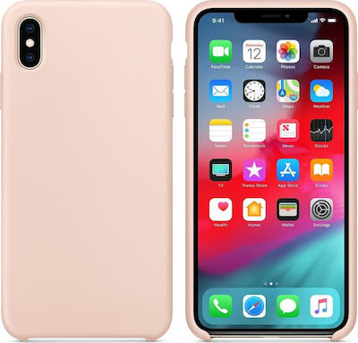 Hurtel Soft Back Cover Σιλικόνης Ροζ (iPhone XS Max)