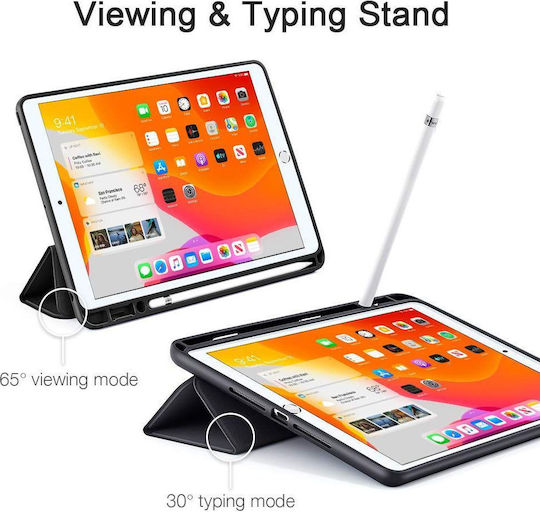 ESR Rebound Pencil Flip Cover Schwarz für iPad 2019/2020/2021 10.2''