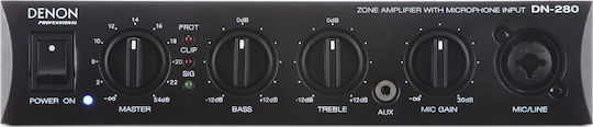Denon DN-280 Integrat Amplificator comercial Monocanal 60W/100V cu Sistem de Răcire