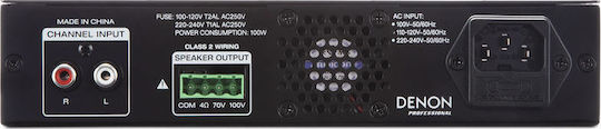 Denon DN-280 Integrat Amplificator comercial Monocanal 60W/100V cu Sistem de Răcire
