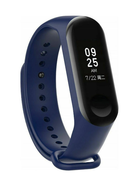 Λουράκι Σιλικόνης Σκούρο Μπλε (Mi Band 3/4)