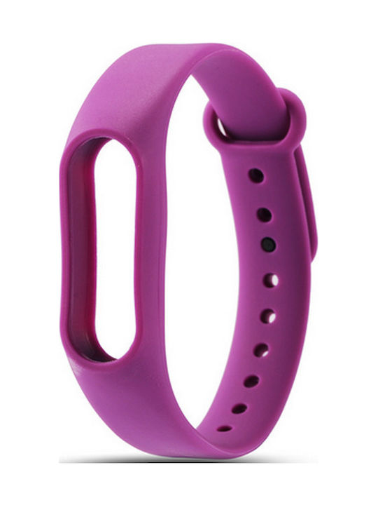 Armband Silikon mit Pin Lila (Mi Band 2) 10990776L