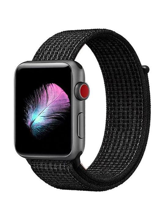 Kakapi Каишка Текстил Черен (Apple Watch 44/45/46mm/Ultra 49mm)