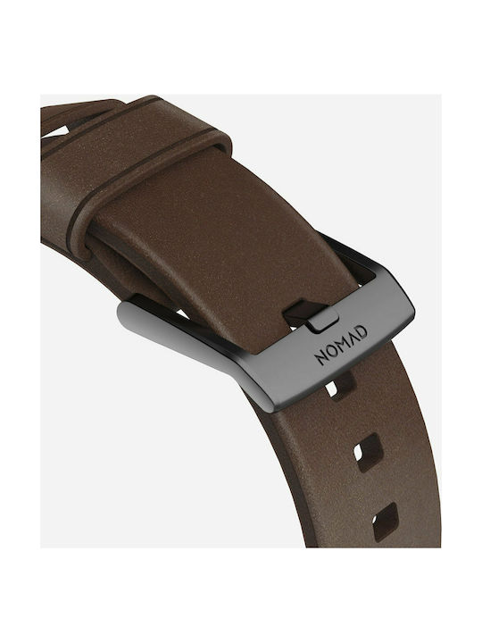 Nomad Modern Strap Λουράκι Δερμάτινο Μαύρο (Apple Watch 42/44/45mm)