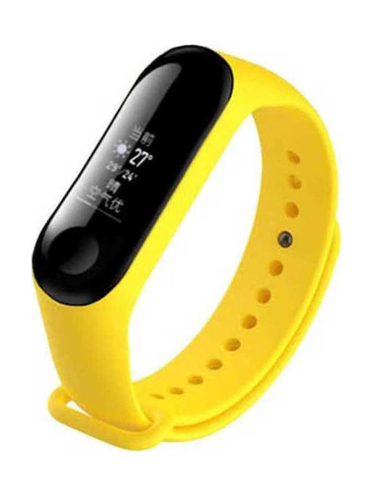 Bracelet for Xiaomi Mi Band 3 Strap Silicone with Pin Yellow (Mi Band 3/Mi Smart Band 4) 849900375F