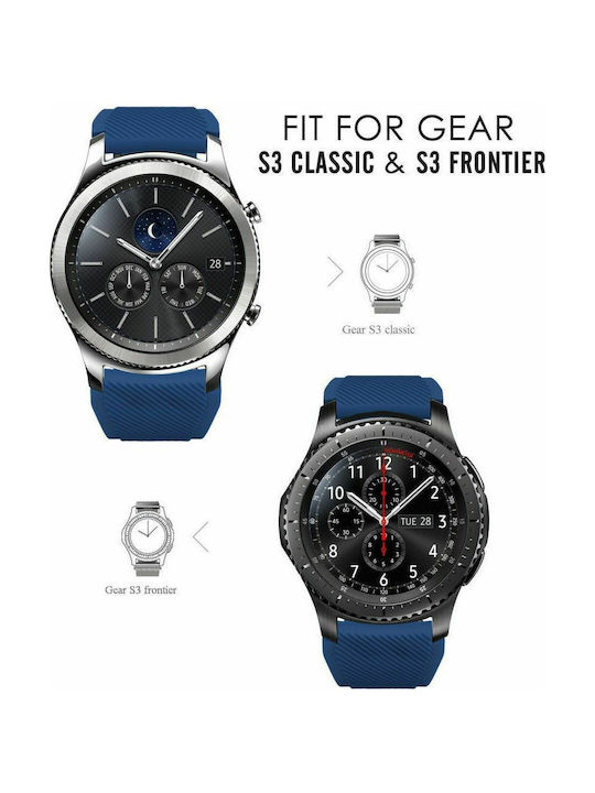 Tech-Protect Smoothband Strap Silicone Midnight Blue (Galaxy Watch (46mm) / Gear S3)