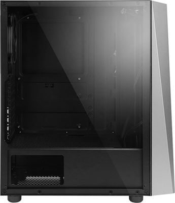 Zalman S4 Plus Midi Tower Κουτί Υπολογιστή με Πλαϊνό Παράθυρο Μαύρο