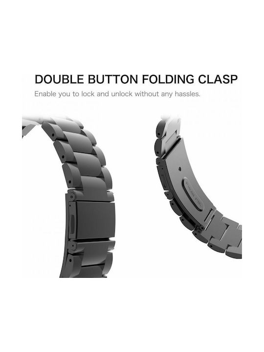 Spigen Modern Fit Λουράκι Ανοξείδωτο Ατσάλι Μαύρο (Galaxy Watch (46mm) / Gear S3)