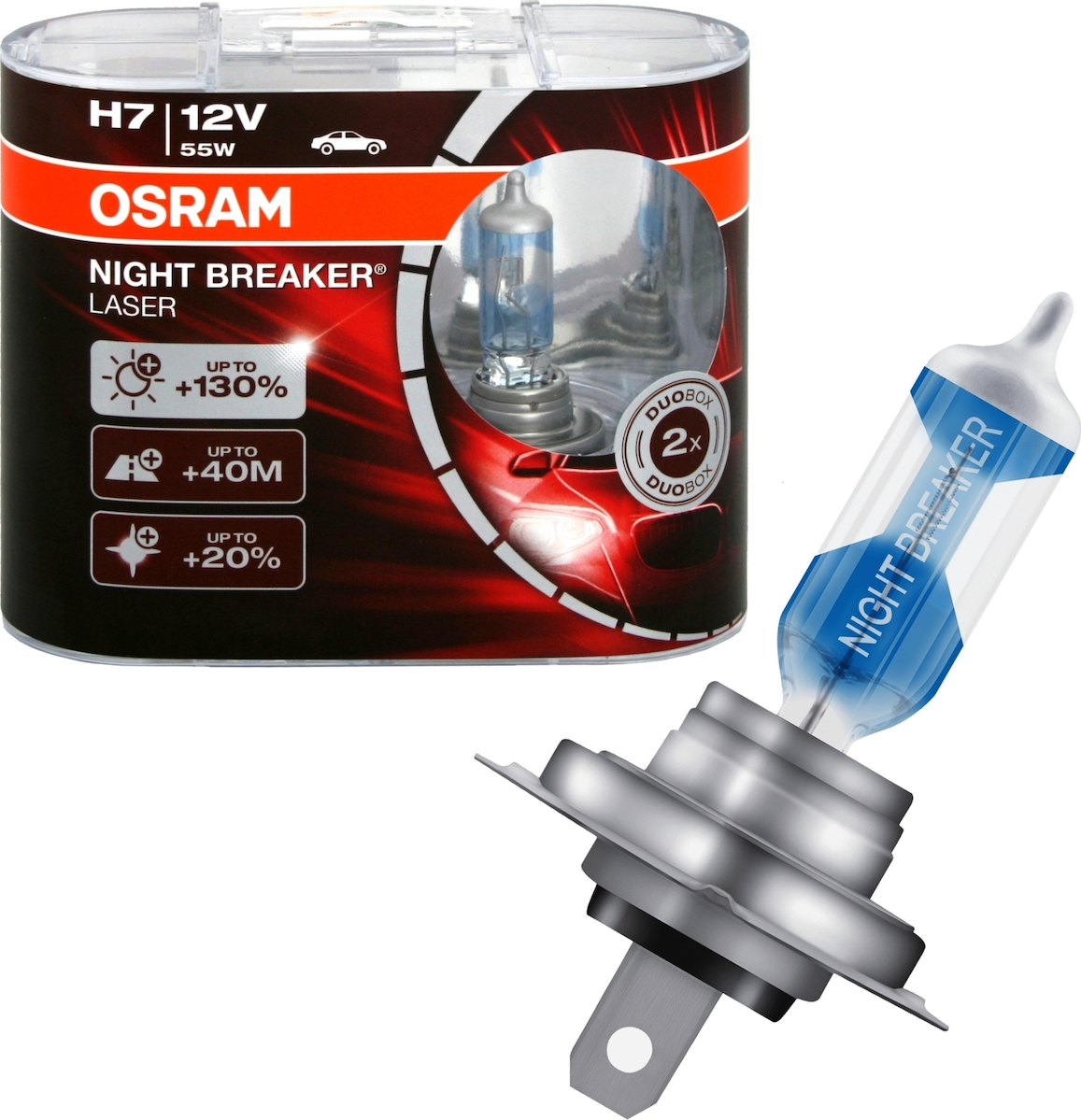 Osram H7 Night Breaker Laser +130% 12V 2τμχ | Skroutz.gr