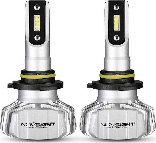 NovSight Lamps Car & Motorcycle H4 LED 6500K Cold White 12-24V 50W 2pcs