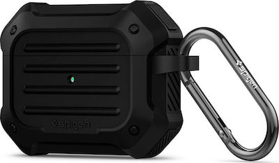 Spigen Tough Armor Silicone Case with Keychain Black for Apple AirPods Pro