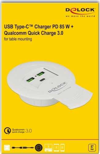 DeLock USB Hub 3 Ports USB 3.0 with Connecting to a Computer USB-A White